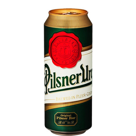 Пиво Пілснер Урквелл / Pilsner Urquell, ж/б, 4.4%, 0.5л