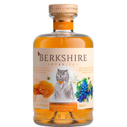 Джин Беркшир, Мед и Цветок Апельсина / Berkshire, Honey & Orange Blossom, 40.3%, 0.5л