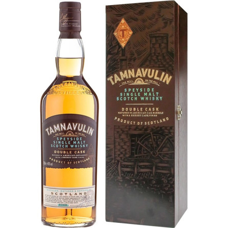 Виски Тамнавулин / Tamnavulin, 40%, 0.7л, в деревянной коробке