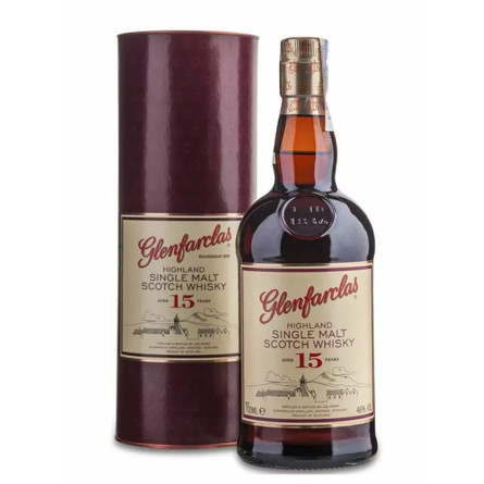 Виски Гленфарклас / Glenfarclas, 15 лет, 46%, 0.7л, тубус slide 1
