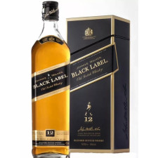 Віскі Блек Лейбл / Black Label, Johnnie Walker, 43%, 0.7л, в металевій коробці mini slide 1