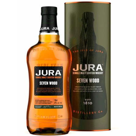Виски Севен Вуд / Seven Wood, Jura, 42%, 0.7л в тубусе
