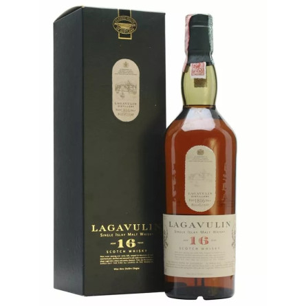 Виски Лагавулин / Lagavulin, 16 лет, 43%, 0.7л, в коробке