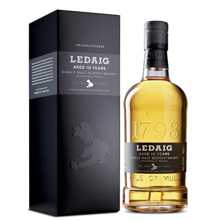 Виски Ледчиг / Ledaig, 10 лет, 46.3%, 0.7л, в коробке