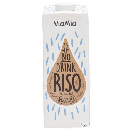 Напиток рисовый с фундуком органический Via Mia 1 л