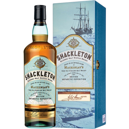 Виски Шекелтон / Shackleton, Whyte & Mackay, 40%, 0.7л, в деревянной коробке
