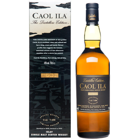 Виски Каол Айла "Дистиллерс Эдишн" / Caol Ila "Distillers Edition", 12 лет, 43%, 0.7л, в коробке