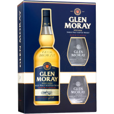 Віскі Глен Морей, Класік / Glen Moray, Classic, 40%, 0.7л, в подарунковій коробці + 2 бокали mini slide 1