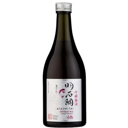 Сливовий Лікер На Основі Саке Шірауме Гандзя Умеш / Shiraume Ginjo Umezhu, Akashi Sake Brewery, 14%, 0.5л