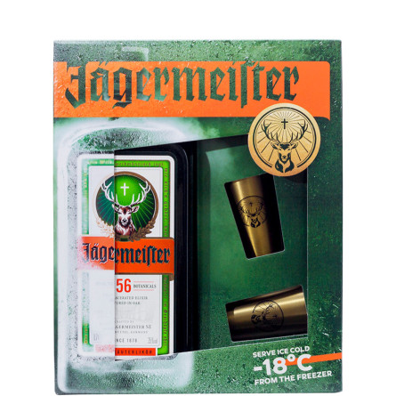 Ликер Егермайстер / Jagermeister, 35%, 0.7л, в подарочной коробке