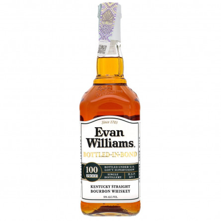 Бурбон Evan Williams Bottled-in-bond 50% 0,75л