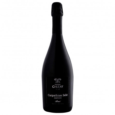 Вино игристое Chizay Carpathian Sekt белое брют 10-12% 0,75л slide 1