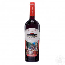 Вино Fratelli Rosso червоне напівсолодке11% 0,75л mini slide 1