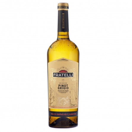 Вино Fratelli Pinot Grigio белое сухое 12% 0,75л slide 1