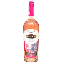 Вино Fratelli Rosato рожеве напівсолодке 11% 0,75л mini slide 1