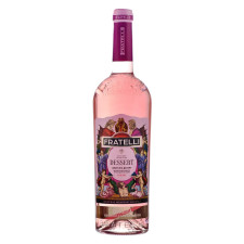 Вино Fratelli Dessert Roze рожеве солодке десертне 16% 0,75л mini slide 1