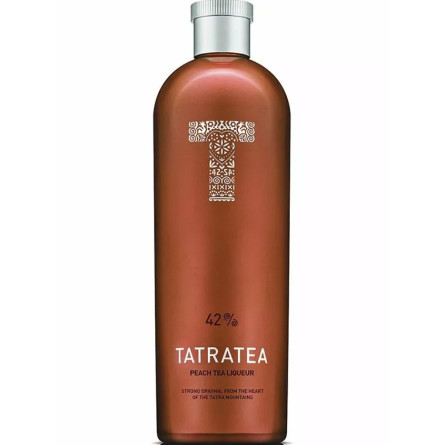 Чайный ликер ТатраТи Персик / TatraTea Peach, 42%, 0.7л