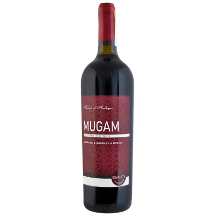 Вино Mugam красное полусухое 12-14% 0,75л slide 1