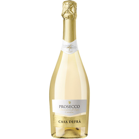 Ігристе вино Просекко Спуманте / Prosecco Spumante, Casa Defra, біле брют 0.75л