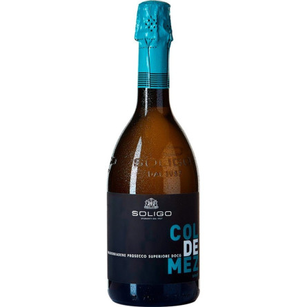 Ігристе вино Коль де Мец, Просекко Вальдобб'ядене / Col de Mez, Prosecco Valdobbiadene, Soligo, біле брют 0.75л slide 1