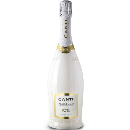 Игристое вино Просекко Айс, Канти / Prosecco Ice, Canti, белое полусухое 11% 0.75л