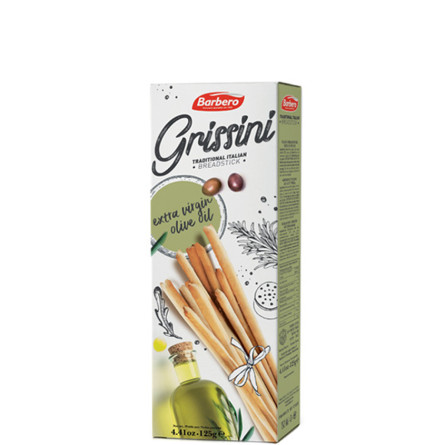 Гриссини c оливковым маслом, Barbero, 125г