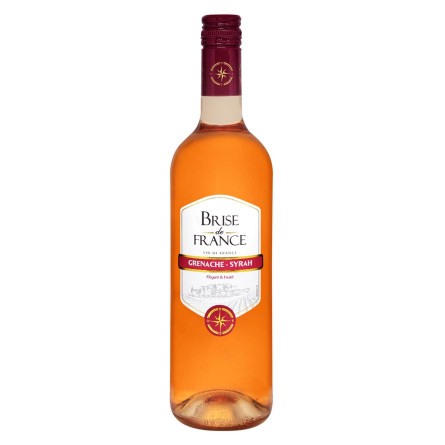 Вино Brise de France Grenache-Syrah розовое сухое 13% 0,75л