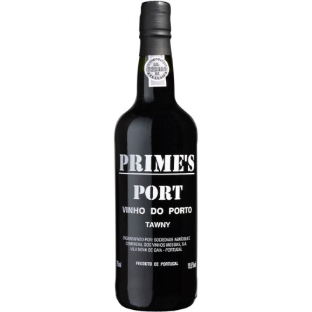 Портвейн Прайм'с, Порт Тони / Prime's, Port Tawny, Messias, красное сладкое, 19.5%, 0.75л