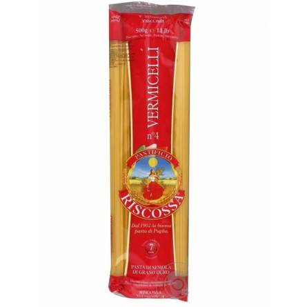 Спагеті Тонкі / Vermicellini, Riscossa, 500г