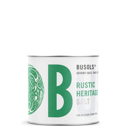 Соль с укропом, кинзой и зеленым луком Rustic Heritage Salt, Busols, 80г