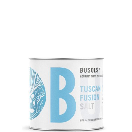 Соль с базиликом, розмарином и чабрецом Tuscan Fusion Salt, Busols, 80г slide 1