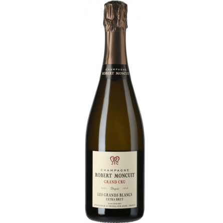 Шампанское Ле Гран Блан, Гран Крю / Les Grands Blancs, Grand Cru, Robert Moncuit, белое экстра брют 0.75л