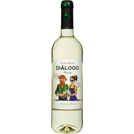 Вино Vinos &amp; Bodegas Dialogo Airen біле сухе 0.75 л 11%