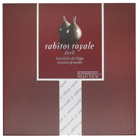 Інжир Rabitos Royale в темному шоколаді 142г slide 1
