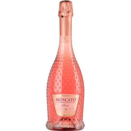 Ігристе вино Москато Спуманте, Розе / Moscato Spumante, Rose, Bosio, рожеве солодке 0.75л