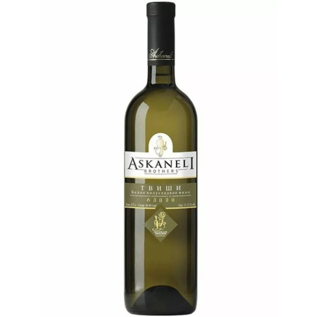Вино Твіши / Tvishi, Askaneli Brothers, біле напівсолодке 12% 0.75л slide 1
