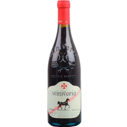 Вино Киндзмараули / Kindzmarauli, Winiveria, красное полусладкое 12.5% 0.75л