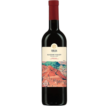Вино Алазанська Долина / Alazani Valley, Shilda, червоне напівсолодке 0.75л slide 1