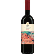 Вино Алазанська Долина / Alazani Valley, Shilda, червоне напівсолодке 0.75л mini slide 1