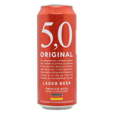 Упаковка пива 5.0 Original Lager світле фільтроване 5.4% 0.5 л х 24 шт. mini slide 1
