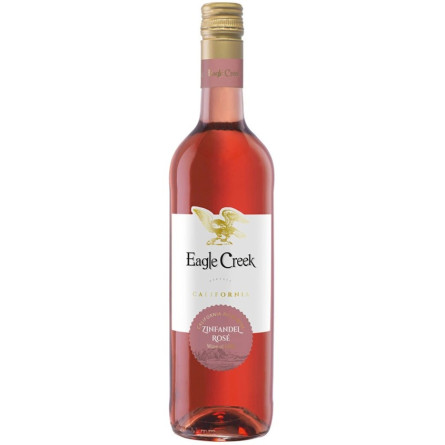 Вино Зінфандель Розе / Zinfandel Rose, Eagle Creek, рожеве напівсолодке 10.5% 0.75л
