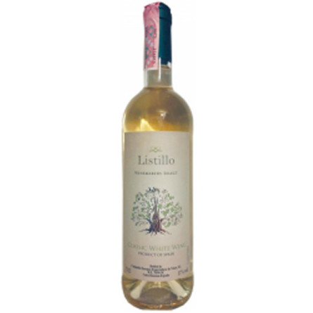 Вино Лістілло / Listillo, біле напівсолодке 0.75л