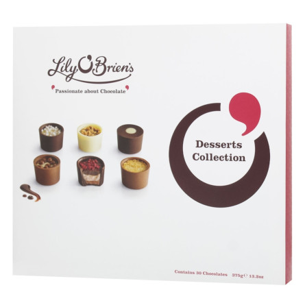 Цукерки Lily O’Brien’s Desserts Collection шоколадні 375г