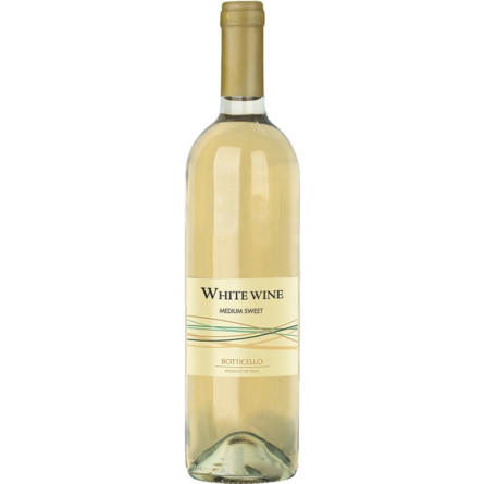 Вино Боттічеллі / Botticello, біле напівсолодке 10% 0.75л