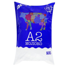Молоко Молочный мир А2 пастеризованное 2,5% 900г mini slide 1