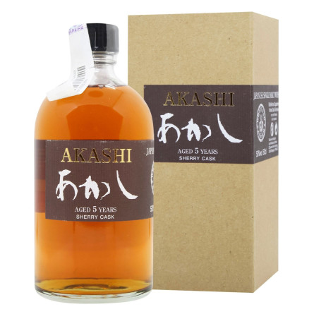 Виски Akashi Sherry Cask 5years 50% 0,5л