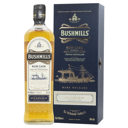 Виски Bushmills Steamship Rum Cask Reserve 40% 0,7л