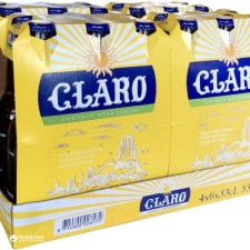 Упаковка пива Claro светлое фильтрованное 4.6% 0.33 л x 24 шт mini slide 1