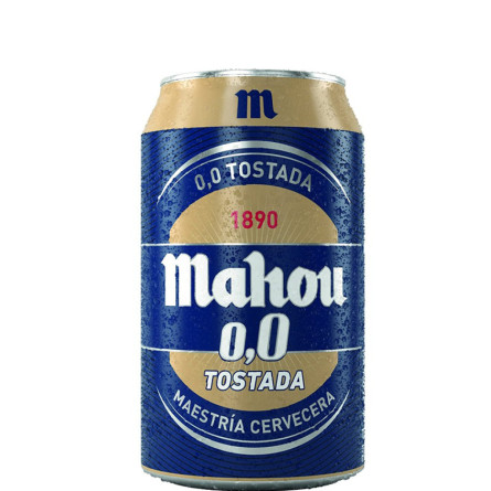 Безалкогольное пиво Тостада, Махоу / Tostada, Mahou, б/а, 0.33л