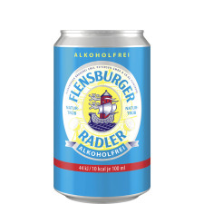 Безалкогольне пиво Фленсбургер, Радлер / Flensburger, Radler, ж/б, 0.33л mini slide 1